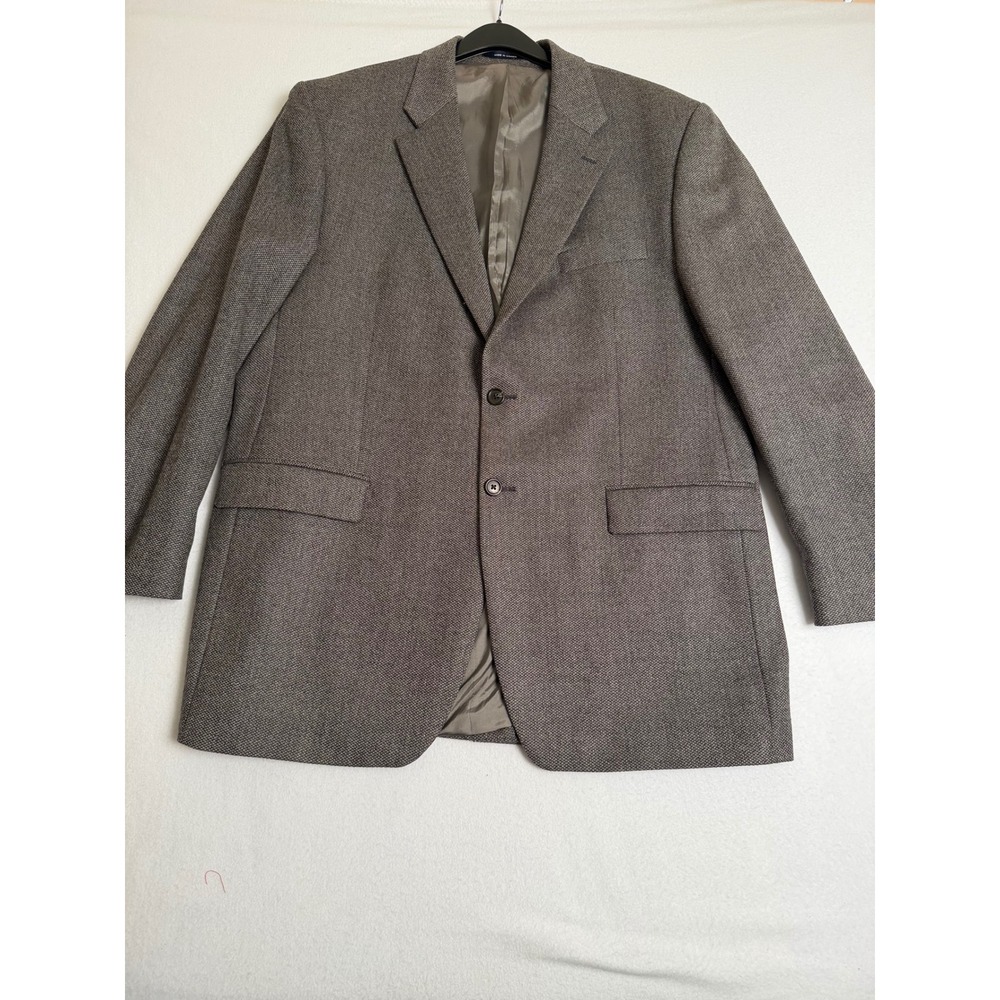 Chaps Ralph Lauren Mens 46L Lambswool Blazer Brown Houndstooth Sport Coat Canada